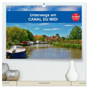 Unterwegs am Canal du Midi (hochwertiger Premium Wandkalender 2024 DIN A2 quer), Kunstdruck in Hochglanz von Bartruff,  Thomas