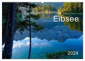 Unterwegs am Eibsee (Wandkalender 2024 DIN A2 quer), CALVENDO Monatskalender von Maier,  Norbert