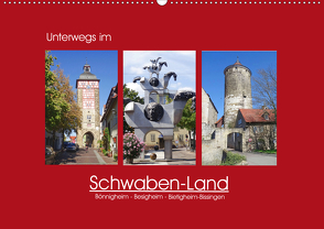 Unterwegs im Schwaben-Land (Wandkalender 2021 DIN A2 quer) von Keller,  Angelika