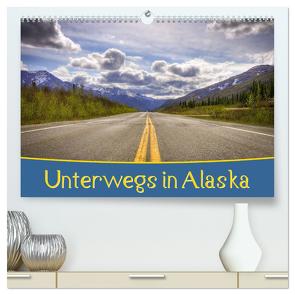 Unterwegs in Alaska (hochwertiger Premium Wandkalender 2024 DIN A2 quer), Kunstdruck in Hochglanz von Wenk,  Marcel