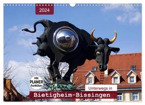 Unterwegs in Bietigheim-Bissingen (Wandkalender 2024 DIN A3 quer), CALVENDO Monatskalender von Keller,  Angelika