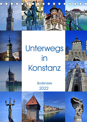 Unterwegs in Konstanz (Tischkalender 2022 DIN A5 hoch) von kattobello