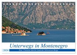 Unterwegs in Montenegro (Tischkalender 2024 DIN A5 quer), CALVENDO Monatskalender von Knezevic,  Dejan