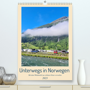 Unterwegs in Norwegen – Mit dem Wohnmobil an schönen Orten verweilen (Premium, hochwertiger DIN A2 Wandkalender 2023, Kunstdruck in Hochglanz) von Bussenius,  Beate