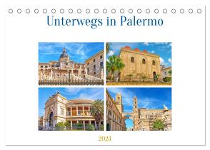 Unterwegs in Palermo (Tischkalender 2024 DIN A5 quer), CALVENDO Monatskalender von Schwarze,  Nina