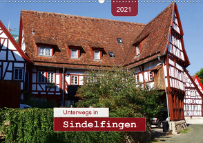 Unterwegs in Sindelfingen (Wandkalender 2021 DIN A2 quer) von Keller,  Angelika