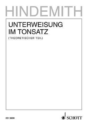 Unterweisung im Tonsatz von Hindemith,  Paul