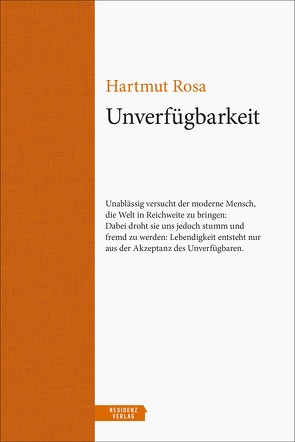 Unverfügbarkeit von Rosa,  Hartmut