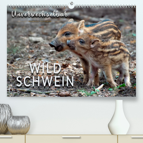 Unverwechselbar – Wildschwein (Premium, hochwertiger DIN A2 Wandkalender 2021, Kunstdruck in Hochglanz) von Roder,  Peter