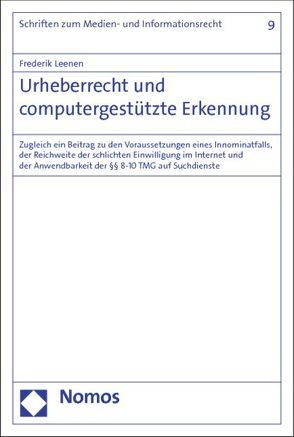 Urheberrecht und computergestützte Erkennung von Leenen,  Frederik