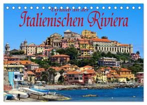 Urlaub an der Italienischen Riviera (Tischkalender 2024 DIN A5 quer), CALVENDO Monatskalender von LianeM,  LianeM