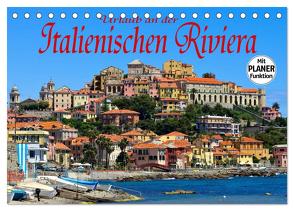 Urlaub an der Italienischen Riviera (Tischkalender 2024 DIN A5 quer), CALVENDO Monatskalender von LianeM,  LianeM