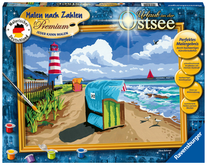 Ravensburger Malen nach Zahlen 28904 – Urlaub an der Ostsee – ab 14 Jahren