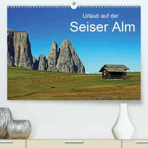 Urlaub auf der Seiser Alm (Premium, hochwertiger DIN A2 Wandkalender 2021, Kunstdruck in Hochglanz) von Eppele,  Klaus