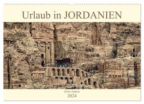 Urlaub in JORDANIEN (Wandkalender 2024 DIN A2 quer), CALVENDO Monatskalender von Eppele,  Klaus