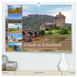 Urlaub in Schottland (hochwertiger Premium Wandkalender 2024 DIN A2 quer), Kunstdruck in Hochglanz von Eppele,  Klaus