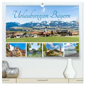 Urlaubsregion Bayern (hochwertiger Premium Wandkalender 2024 DIN A2 quer), Kunstdruck in Hochglanz von Rabus,  Tina