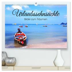 Urlaubssehnsüchte – Bilder zum Träumen (hochwertiger Premium Wandkalender 2024 DIN A2 quer), Kunstdruck in Hochglanz von K.,  Susan