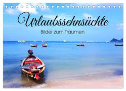 Urlaubssehnsüchte – Bilder zum Träumen (Tischkalender 2024 DIN A5 quer), CALVENDO Monatskalender von K.,  Susan