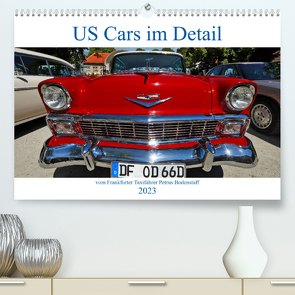 US Cars im Detail vom Frankfurter Taxifahrer Petrus Bodenstaff (Premium, hochwertiger DIN A2 Wandkalender 2023, Kunstdruck in Hochglanz) von Bodenstaff,  Petrus, Vahlberg-Ruf,  Karin