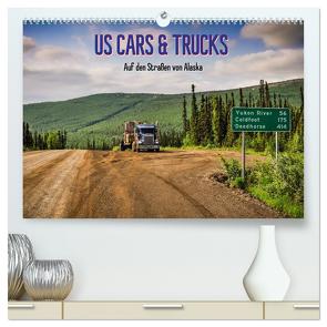 US Cars & Trucks in Alaska (hochwertiger Premium Wandkalender 2024 DIN A2 quer), Kunstdruck in Hochglanz von Wenk,  Marcel