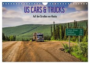 US Cars & Trucks in Alaska (Wandkalender 2024 DIN A4 quer), CALVENDO Monatskalender von Wenk,  Marcel