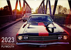 US-Muscle-Cars – Plymouth (Wandkalender 2023 DIN A2 quer) von Silberstein,  Reiner