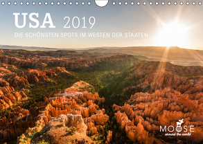 USA – 2019 (Wandkalender 2019 DIN A4 quer) von Schöps,  Anke