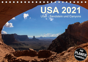 USA 2021 Utah – Sandstein und Canyons (Tischkalender 2021 DIN A5 quer) von Zimmermann,  Frank