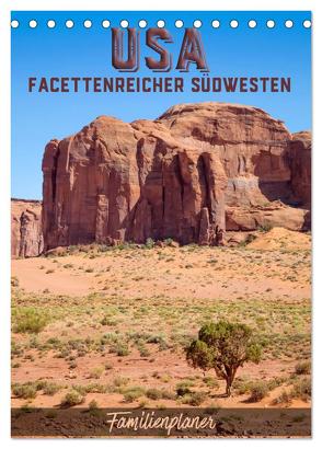 USA Facettenreicher Südwesten / Familienplaner (Tischkalender 2024 DIN A5 hoch), CALVENDO Monatskalender von Viola,  Melanie