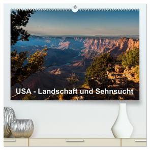 USA – Landschaft und Sehnsucht (hochwertiger Premium Wandkalender 2024 DIN A2 quer), Kunstdruck in Hochglanz von Jansen,  Thomas