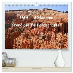 USA – Südwesten (hochwertiger Premium Wandkalender 2024 DIN A2 quer), Kunstdruck in Hochglanz