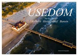 USEDOM Die drei Seebäder Ahlbeck – Heringsdorf – Bansin (Wandkalender 2024 DIN A2 quer), CALVENDO Monatskalender von Dieterich,  Werner