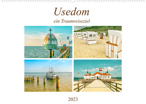 Usedom – ein Traumreiseziel (Wandkalender 2023 DIN A2 quer) von Schwarze,  Nina