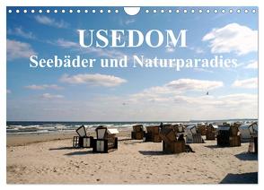 USEDOM – Seebäder und Naturparadies (Wandkalender 2024 DIN A4 quer), CALVENDO Monatskalender von Art-Motiva,  Art-Motiva