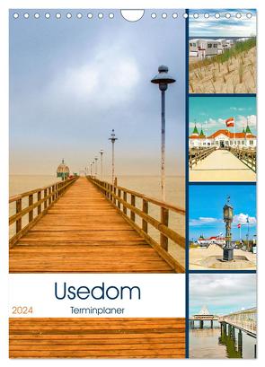 Usedom – Terminplaner (Wandkalender 2024 DIN A4 hoch), CALVENDO Monatskalender von Schwarze,  Nina