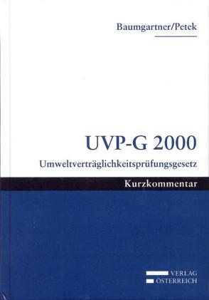 UVP-G 2000 von Baumgartner,  Christian, Petek,  Waltraud