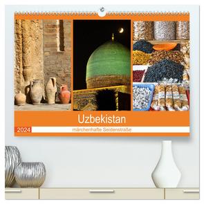 Uzbekistan – märchenhafte Seidenstraße (hochwertiger Premium Wandkalender 2024 DIN A2 quer), Kunstdruck in Hochglanz von Dürr,  Brigitte