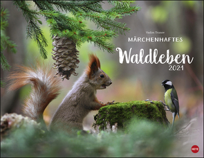 Vadim Trunov: Waldtiere Posterkalender Kalender 2021 von Heye, Wagner,  Vadim