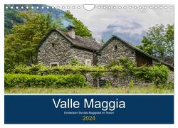 Valle Maggia – Entdecken Sie das Maggiatal im Tessin (Wandkalender 2024 DIN A4 quer), CALVENDO Monatskalender von photography,  IAM