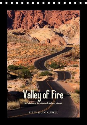 Valley of Fire (Tischkalender immerwährend DIN A5 hoch) von und Udo Klinkel,  Ellen