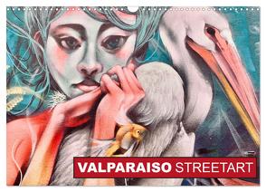 Valparaiso Streetart (Wandkalender 2024 DIN A3 quer), CALVENDO Monatskalender von Isabel Bosch,  Olivia