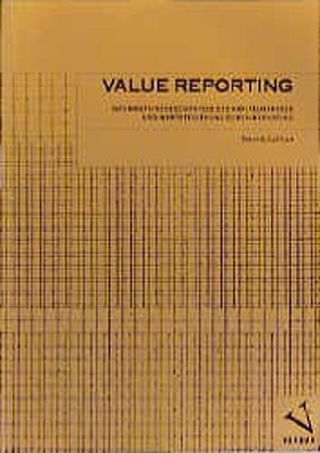 Value Reporting von Labhart,  Peter A