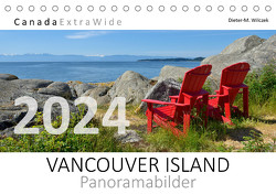 VANCOUVER ISLAND Panoramabilder (Tischkalender 2024 DIN A5 quer), CALVENDO Monatskalender von Wilczek,  Dieter-M.