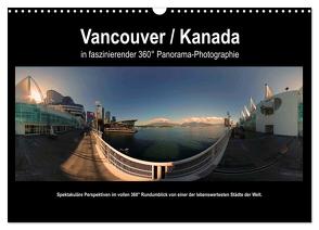 Vancouver / Kanada in faszinierender 360° Panorama-Photographie (Wandkalender 2024 DIN A3 quer), CALVENDO Monatskalender von Portele,  Copyright by AmosArtwork,  Armin