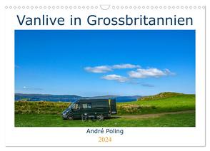 Vanlife in Grossbritannien (Wandkalender 2024 DIN A3 quer), CALVENDO Monatskalender von Poling,  André