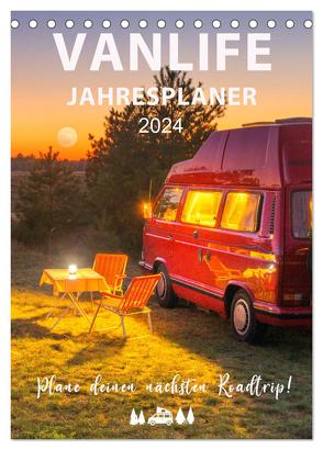 Vanlife Jahresplaner (Tischkalender 2024 DIN A5 hoch), CALVENDO Monatskalender von Weigt,  Mario