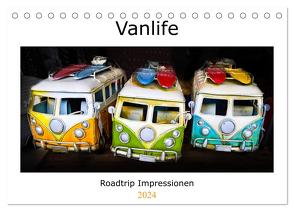 Vanlife – Roadtrip Impressionen (Tischkalender 2024 DIN A5 quer), CALVENDO Monatskalender von Dietz,  Rolf