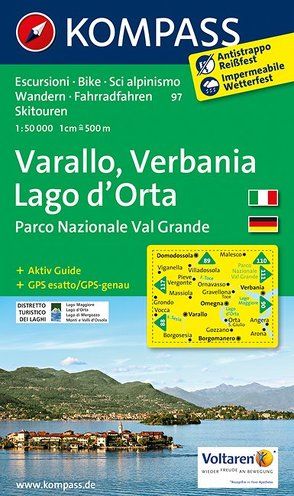 Varallo, Verbania, Lago d’Orta, Parco Nazionale Val Grande von KOMPASS-Karten GmbH