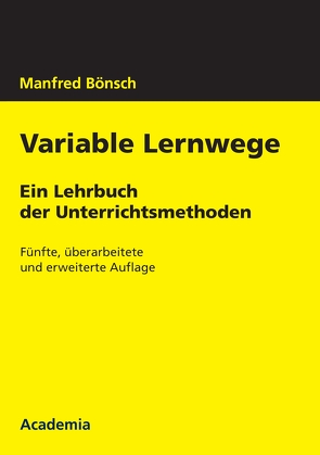 Variable Lernwege von Bönsch,  Manfred